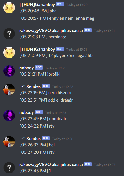 To archive chat how discord CamSkip